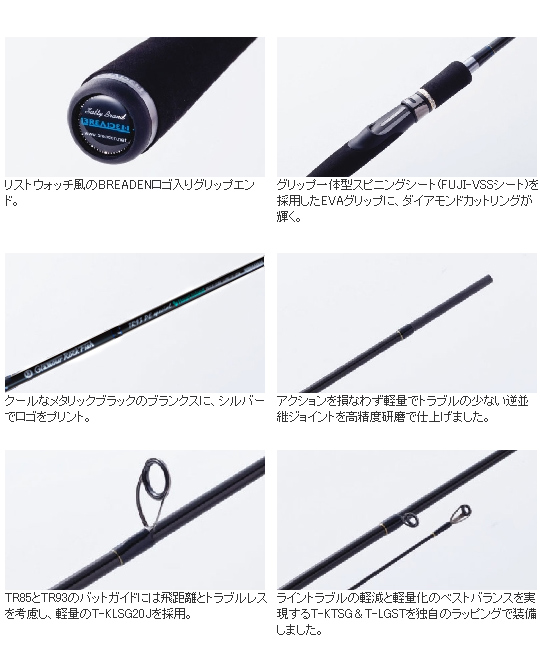 ブリーデン グラマーロックフィッシュ Tr93 Pe Special Houri Island Breaden バス ソルトのルアーフィッシング通販ショップ Backlash バックラッシュ Japanese Fishing Tackle ルアー 釣具通販