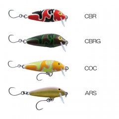 【全12色】ラパラ　カウントダウン　シングルフック　CD3/SH	　RAPALA　