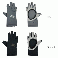 Abu　Sunblock palmless gloves