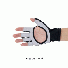 Abu　Sunblock palmless gloves