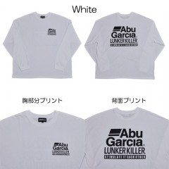 ☆【全2色】アブ×ランカーキラー　ビッグロングスリーブTシャツ　Abu Garcia×Lunker Killer