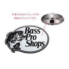 バスプロショップ　クロームオートエンブレム　Bass Pro Shop　Chrome Auto Emblem