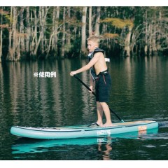 Bote 8ft Flow Aero Kids Inflatable Paddle Board Native Teal