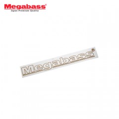 Megabass sticker frame logo  # gold 40 cm