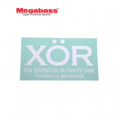 Megabass sticker XOR 30 cm