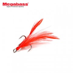 Megabass SLOWL FEATHER HOOK # 1 SLOWL FEATHER HOOK