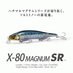 メガバス　X-80　マグナムSR　限定カラー