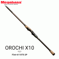 Megabass Destroyer Orochi X10 F3st-611XTS 2-piece model