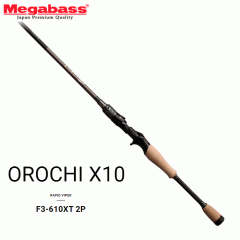 Megabass Destroyer Orochi X10 F3-610XT 2-piece model