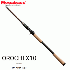 Megabass Destroyer Orochi X10 F9-710XT 2-piece model