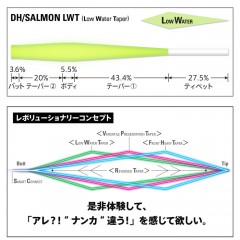 VARIVAS Tapered leader DH / Salmon LWT (nylon)