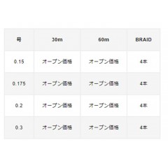 バリバス　VARIVASわかさぎ PE  パープル  30m 0.175号    VARIVAS　