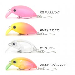 【全12色】ムカイフィッシング　クイック　25SR　フローティング　Mukai Fishing