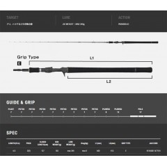 テイルウォーク　ジグフォース SSD　C603/FSL セトウチエディション　tailwalk　JIGFORCE SSD