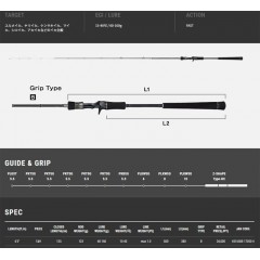 テイルウォーク　メタルゾンSSD　C63MH+/FSL IKA JIG　tailwalk　METALZON SSD　