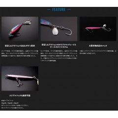 【ClearanceSale】 Jackall BIGBACKER RUSH BLADE  Rush blade 20g