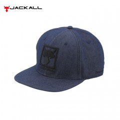 ジャッカル　スクエアロゴフラットキャップ デニム　JACKALL 