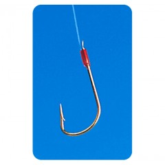 Gamakatsu Red insect hook with gold thread