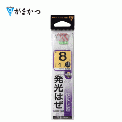 ☆がまかつ　発光はぜ 赤 糸付 45cm