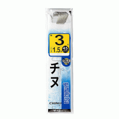 Gamakatsu Chinu white with thread 45cm