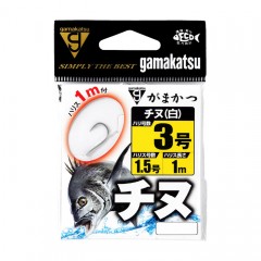 Gamakatsu Chinu round roll with thread 1m white