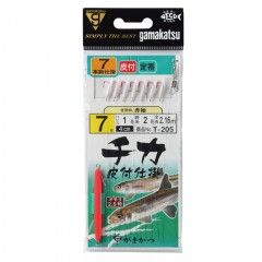 Gamakatsu T205 Chika skin attached tackle red sleeve