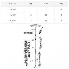 ☆がまかつ    HU108 かんたん堤防ウキ仕掛