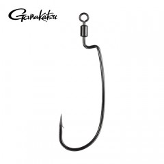 Gamakatsu Offset hook with swivel Worm 34R HYDROLL