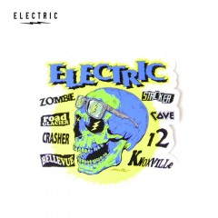 エレクトリック　ヒロットン　コラボステッカー　スカル　L　ELECTRIC　HIROTTON COLLABO STICKER SKULL L