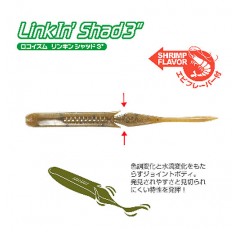 ティムコ　ロコイズム　リンキンシャッド　4inch　TIEMCO　Linkin Shad Feco