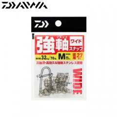 ダイワ 強軸スナップ ワイド 徳用 M　　DAIWA