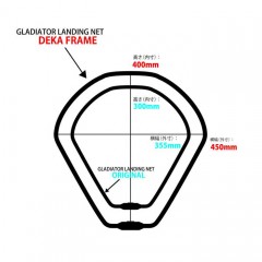 レイドジャパン　グラディエーター ランディングネット デカフレーム