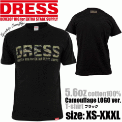 DRESS Camouflage LOGO T-Shirt Black 