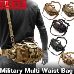 DRESS　ミリタリー　マルチ ウエストバッグ　　DRESS　Military Multi Waist Bag