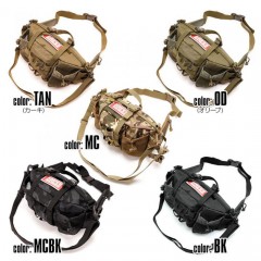 DRESS　ミリタリー　マルチ ウエストバッグ　　DRESS　Military Multi Waist Bag