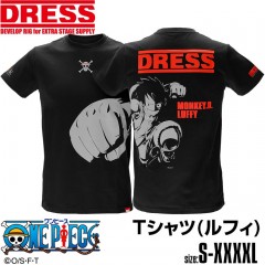 ドレス　ワンピース　コラボTシャツ　ルフィ　DRESS　ONEPIECE　T-shirt　