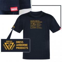 ドレス　ロゴTシャツ　ネイビー/イエロー　DRESS　LOGO T-SHIRT　NAVY/YELLOW　