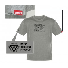 ドレス　ロゴTシャツ　グレー/ブラック　DRESS　LOGO T-SHIRT　GRAY/BLACK　