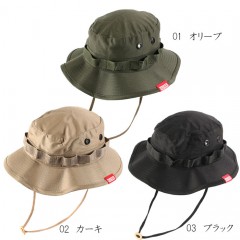 ドレス　ミリタリーブーニーハット　単色　DRESS　MILITARY BOONIE HAT　