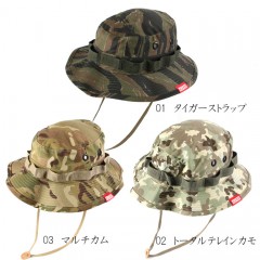 ドレス　ミリタリーブーニーハット　迷彩　DRESS　MILITARY BOONIE HAT　