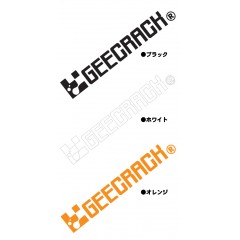 ジークラック　カッティングロゴステッカー　400　GEECRACK