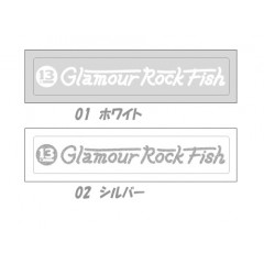 ブリーデン　クリアステッカー　GRF　2枚入り　120×23mm　BREADEN　Glamour　Rock　Fish