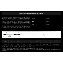 ヤマガブランクス　ブルーカレント　85/TZ NANO All-Range　YAMAGA BLANKS　BlueCurrent　