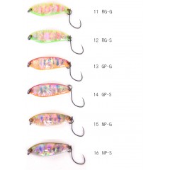 [All 16 colors] Angler's system ANSG Bucks shell 5.1g  Abalone spoon BUXSHELL