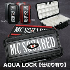 MC Squared Aqua Lock Box with partitions