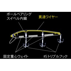 ジーク　Sグラビティーミノー　125　ZEAKE S-GRAVITY MINNOW