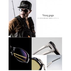 zeal optics(ジールオプティクス) 偏光サングラス　ヴァンクガガ　F-1073　＃ラスターオレンジ シルバーミラー　ZEAL　Vanq gaga　