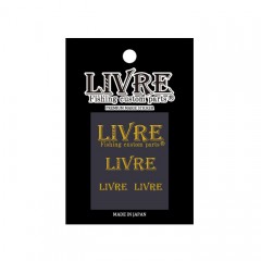 LIVRE lacquer sticker logo gold  LIVRE