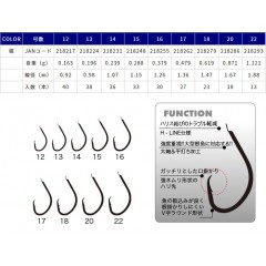 KINRYU Taiji Deep Sea Hook   Tin L pack (value pack)