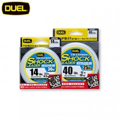 DUEL TB CARBON SHOCK LEADER 25m 40Lbs Natural Clear